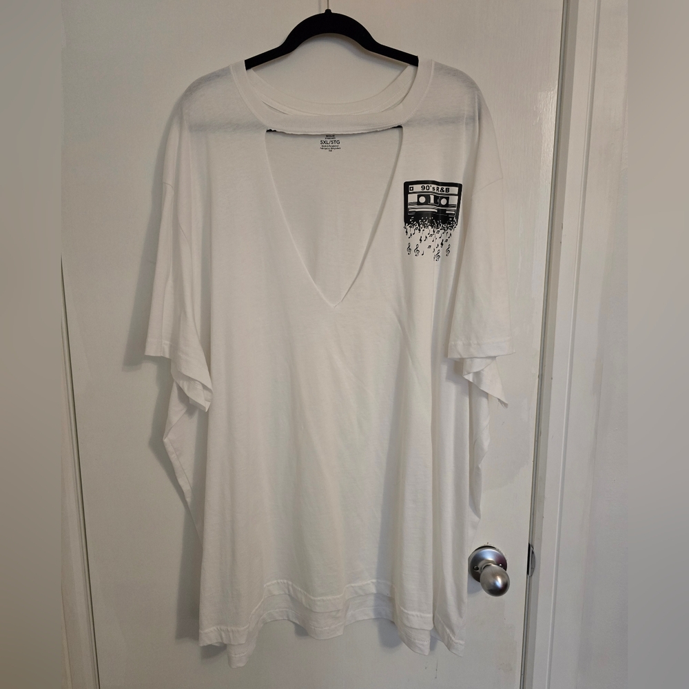 George White Graphic Size 5XL Interior Tag Print